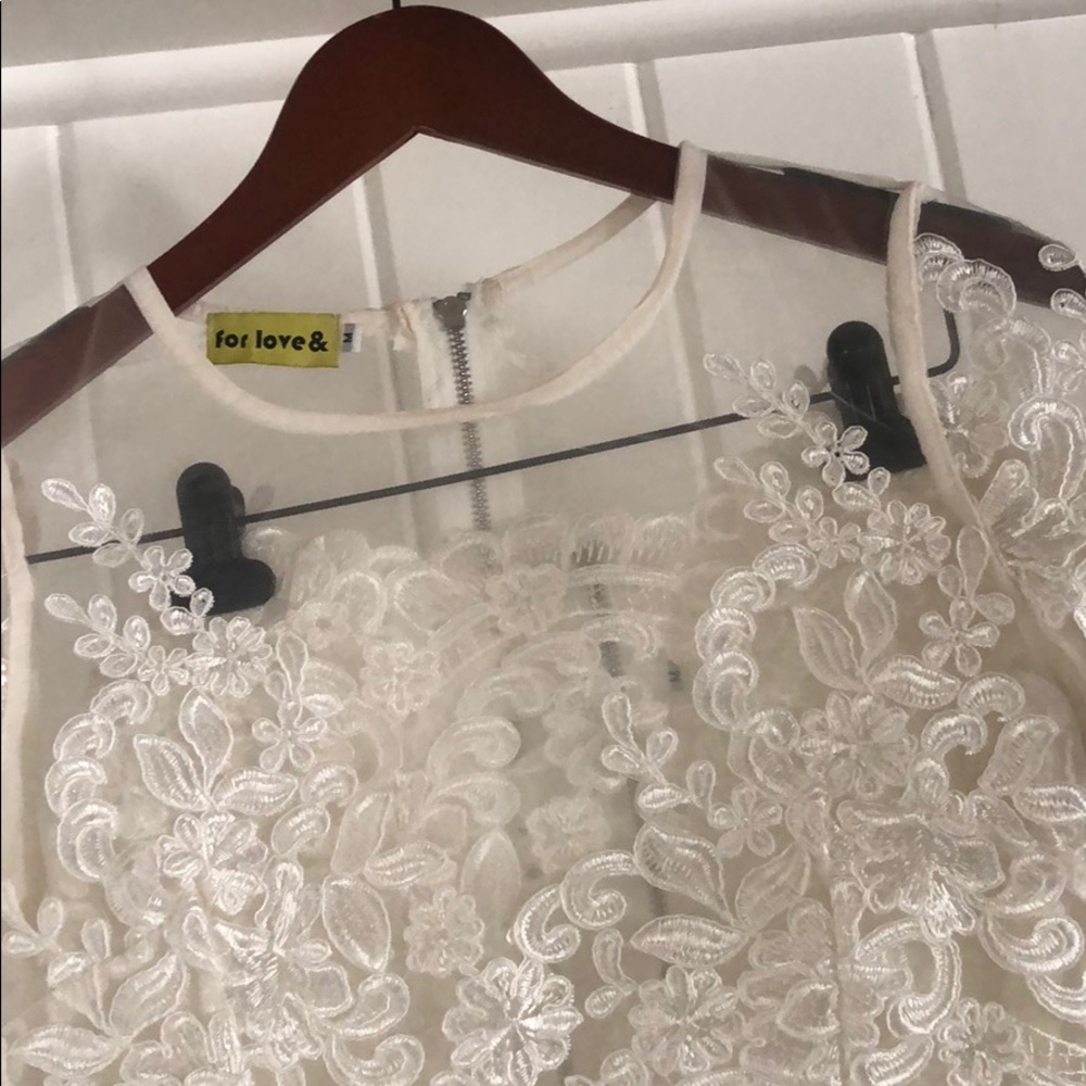 White Lace Mesh Set - Picture 5 of 7